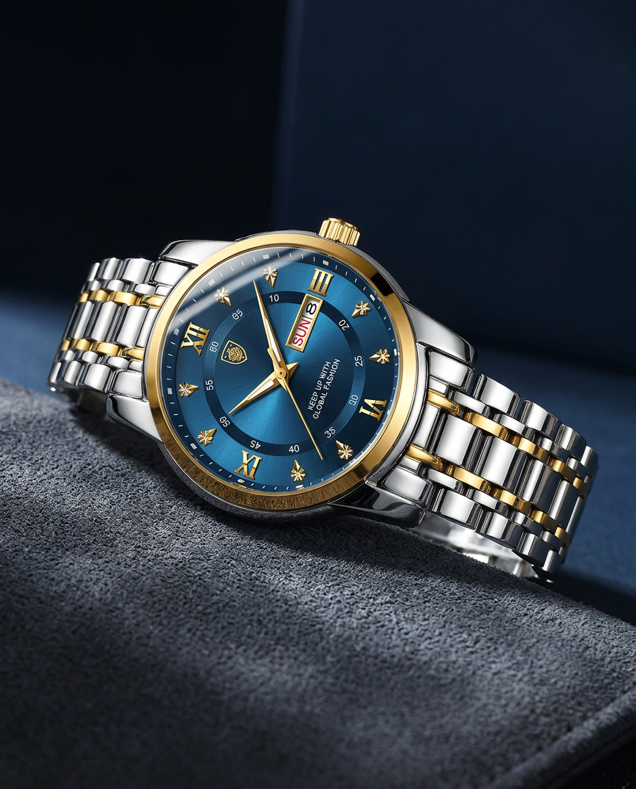 VERLANE The Méridien - Gold Blue, studio shot