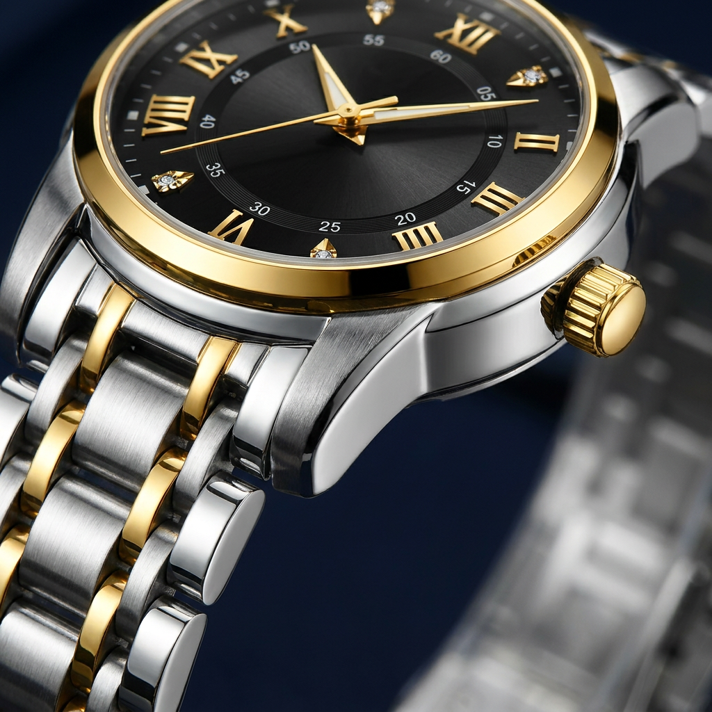 VERLANE The Méridien - Gold Black, macro detail